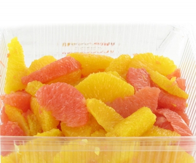 Orange et grapefruit en quartiers propres  - 1 kg