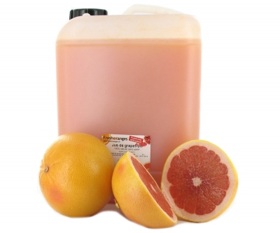 Jus de grapefruit rosé, semi -filtré,  5 lt