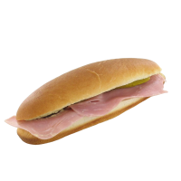 Weiches Brot Sandwich mit Schinken, 140 g
