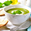 Zucchini chilled soup flavored with basil, HPP, 280 g